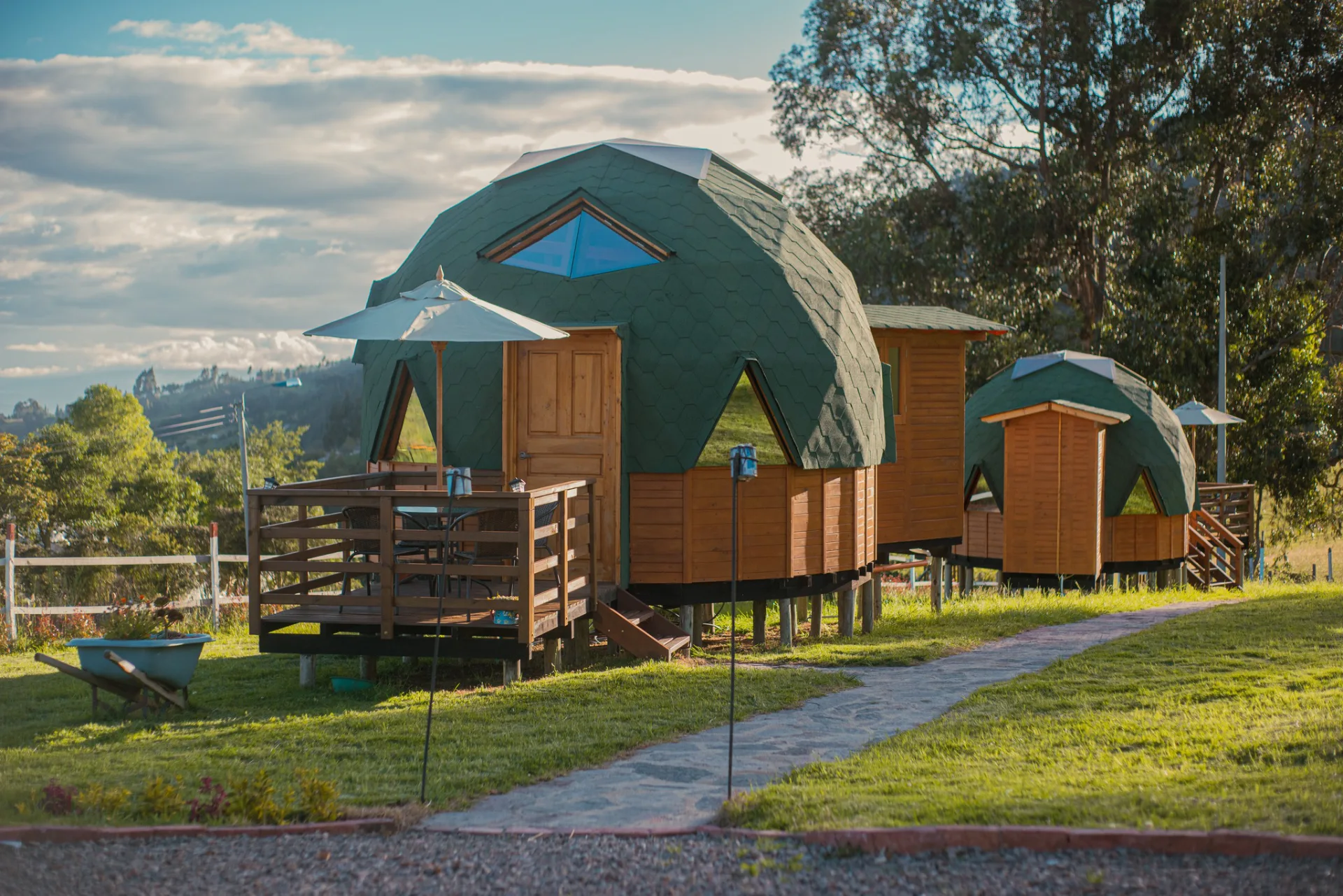 La cabaña glamping